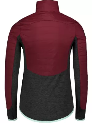 Ženska jakna NORDBLANC EUPHORIA NBWJL7761 TAMNOCRVENA