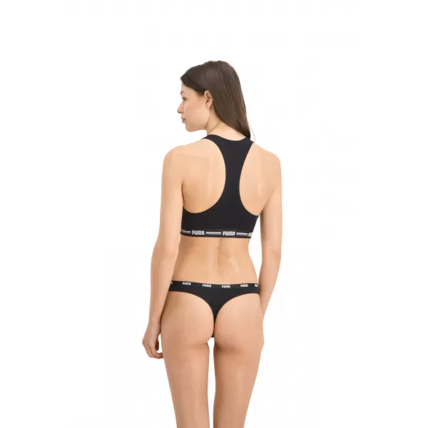  Ženske gaćice PUMA STRING 3P PACK 90759002 CRNA 