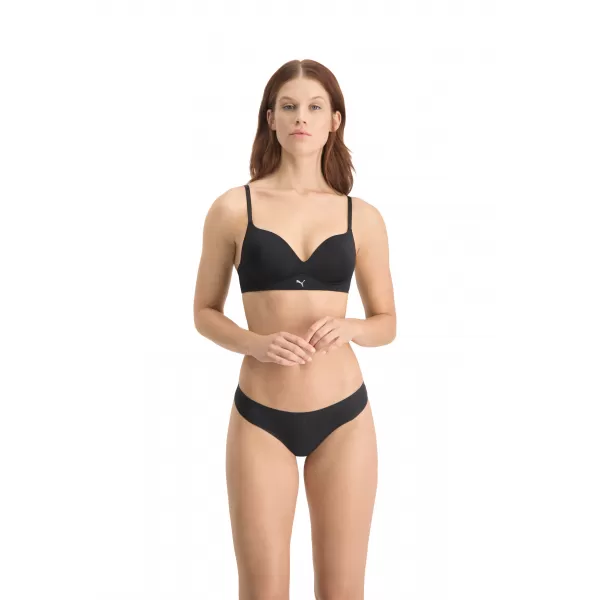  Ženske gaćice PUMA WOMEN SEAMLESS STRING 2P PACK 93502201 CRNA 