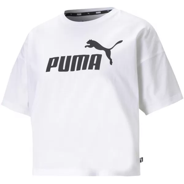  Ženski skraćeni top PUMA ESS CROPPED LOGO TEE 586866-02 BIJELA 
