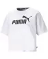 Ženski skraćeni top PUMA ESS CROPPED LOGO TEE 586866-02 BIJELA