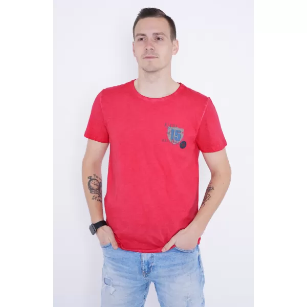  Muška majica kratkih rukava KIXMI PHIL CRVENA 
