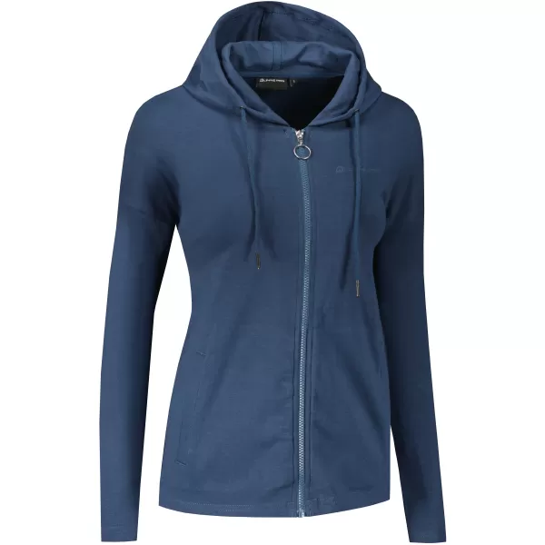  Ženska majica ALPINE PRO DEGREVA LSWY406 PLAVI 