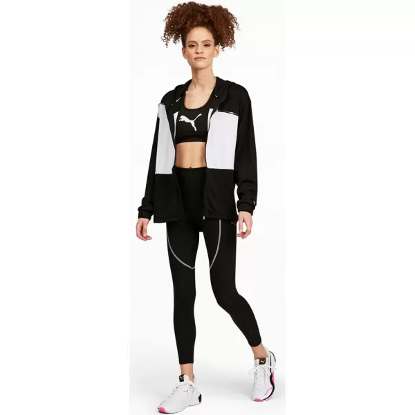  Ženski grudnjak PUMA MID IMPACT 4KEEPS GRAPHIC BRA PM 520306-90 CRNA 