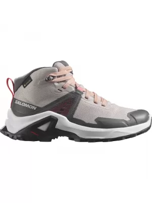 Dječje cipele SALOMON X RAISE MID GORE-TEX L47071500 PEPEO RUŽA/BEŽ BRESKVE/ČAJNA RUŽA