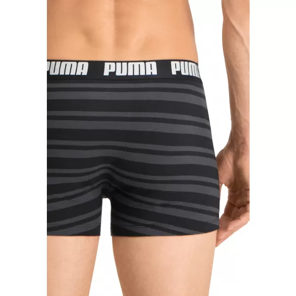  Muške bokserice PUMA HERITAGE STRIPE BOXER 2P 90783805 CRNA 