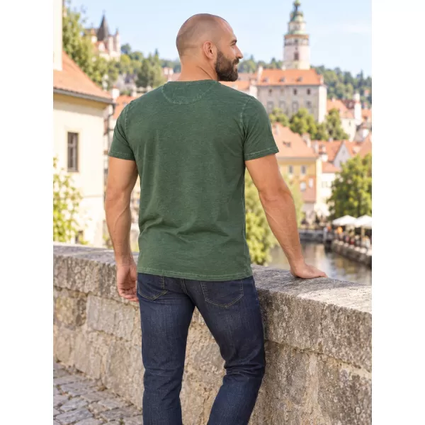  Muška majica kratkih rukava KIXMI PABLO ZELENA 