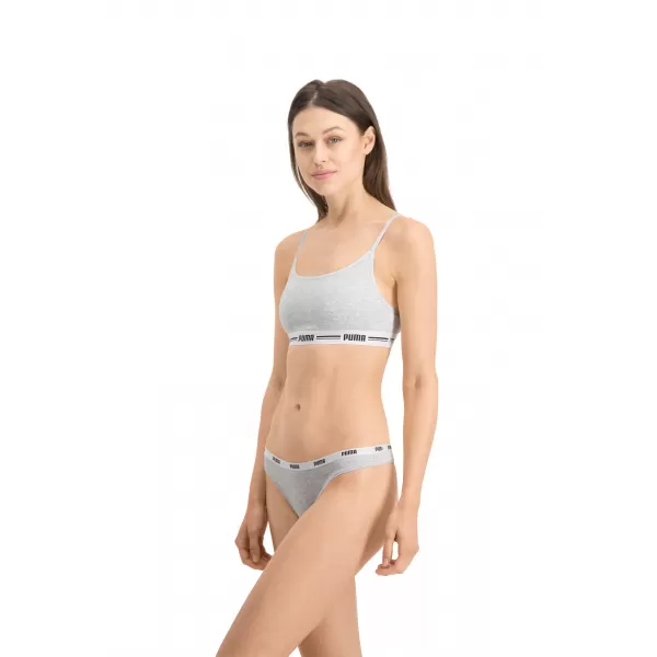  Ženske gaćice PUMA STRING 3P PACK 90759001 BIJELO/SIVO/CRNO 