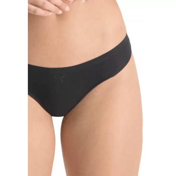  Ženske gaćice PUMA WOMEN SEAMLESS STRING 2P PACK 93502201 CRNA 