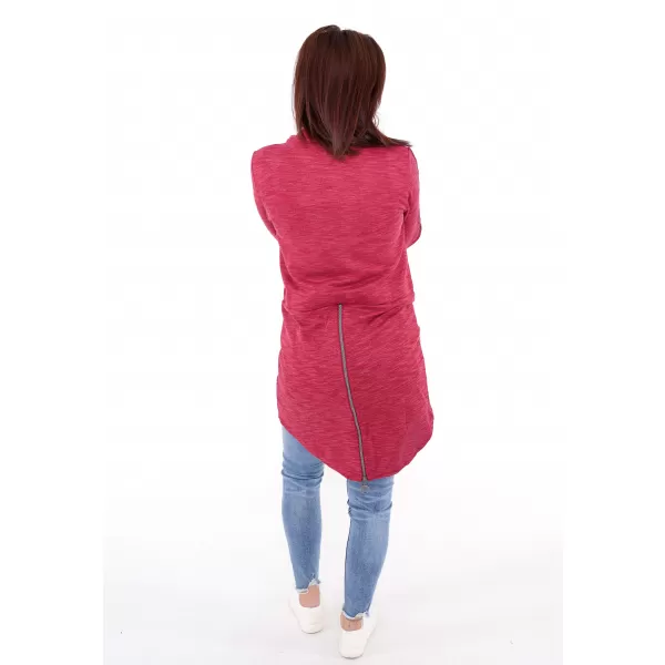  Ženski sweatshirt ALTISPORT AGNES TAMNOCRVENA 