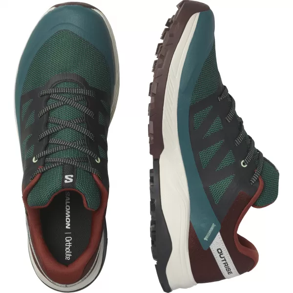  Muške cipele SALOMON OUTRISE GORE-TEX L47142100 PONDEROSA BOR/GORKA ČOKOLADA/LED OD VANILIJE 