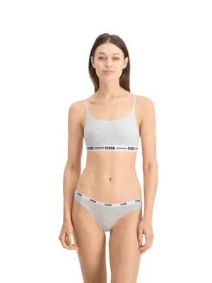Ženske gaćice PUMA STRING 3P PACK 90759001 BIJELO/SIVO/CRNO