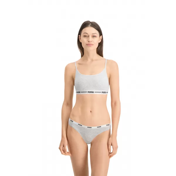  Ženske gaćice PUMA STRING 3P PACK 90759001 BIJELO/SIVO/CRNO 