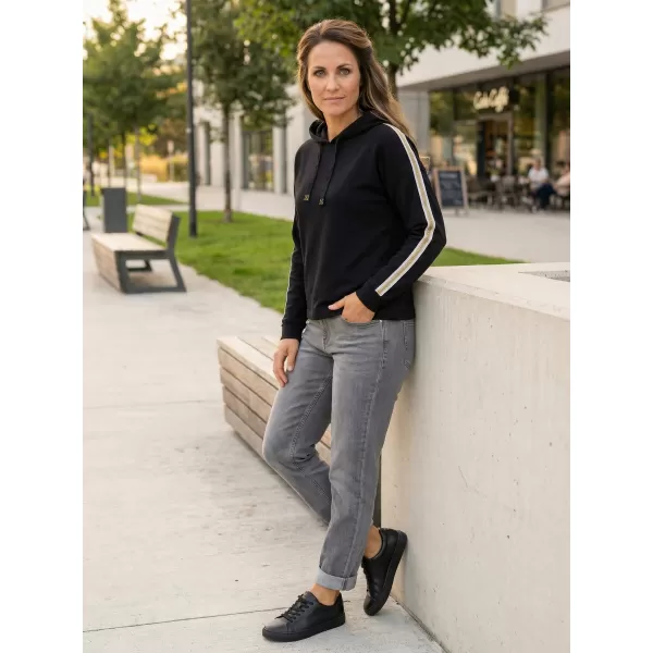  Ženski sweatshirt KIXMI PATRICIA CRNO 