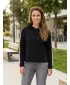 Ženski sweatshirt KIXMI PATRICIA CRNO