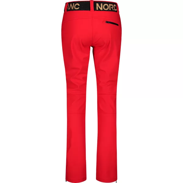  Ženske softshell skijaške hlače NORDBLANC MELLEABLE NBWPL7728 CRVENA 