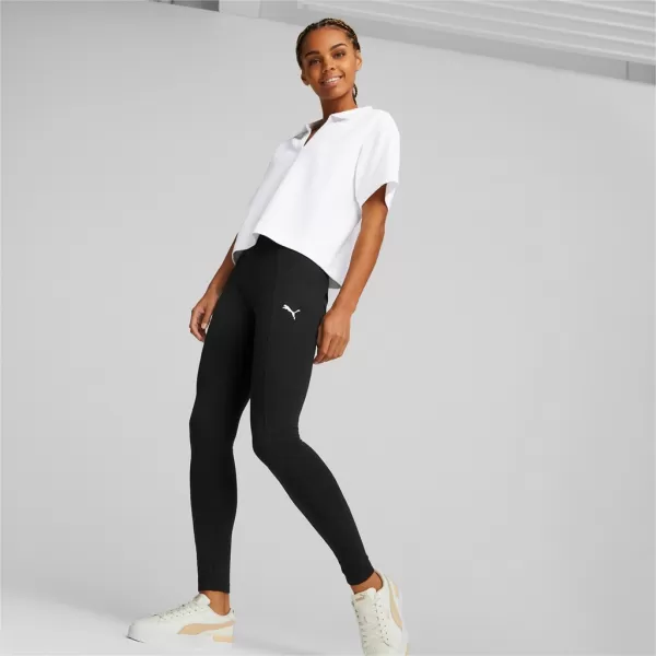  Ženske tajice PUMA HER HIGH-WAIST LEGGINGS 674230-01 CRNA 
