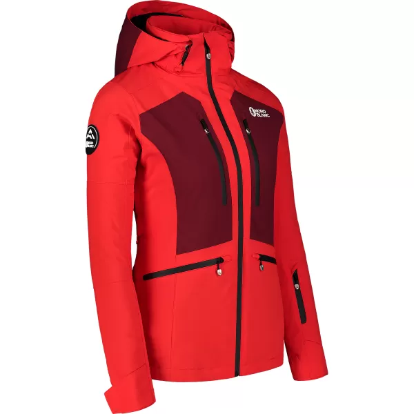  Ženska skijaška jakna NORDBLANC SNOW-SQUALL NBWJL7753 CRVENA 