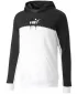 Muški sweatshirt PUMA ESS BLOCK X TAPE HOODIE FL 673342-01 CRNO/BIJELO