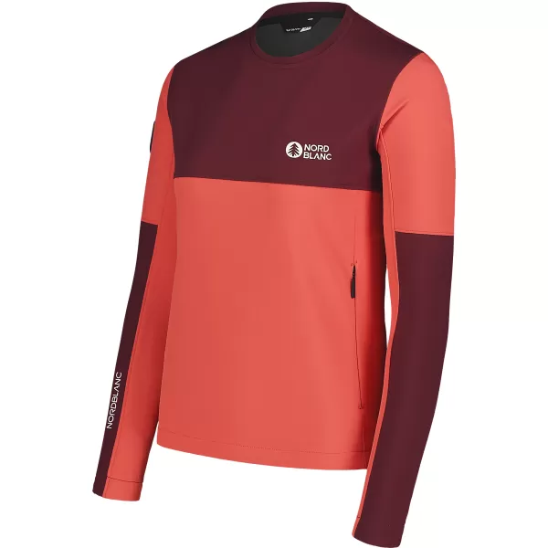  Ženska softshell jakna NORDBLANC COVE NBSSL7656 CRVENI KORALJ 