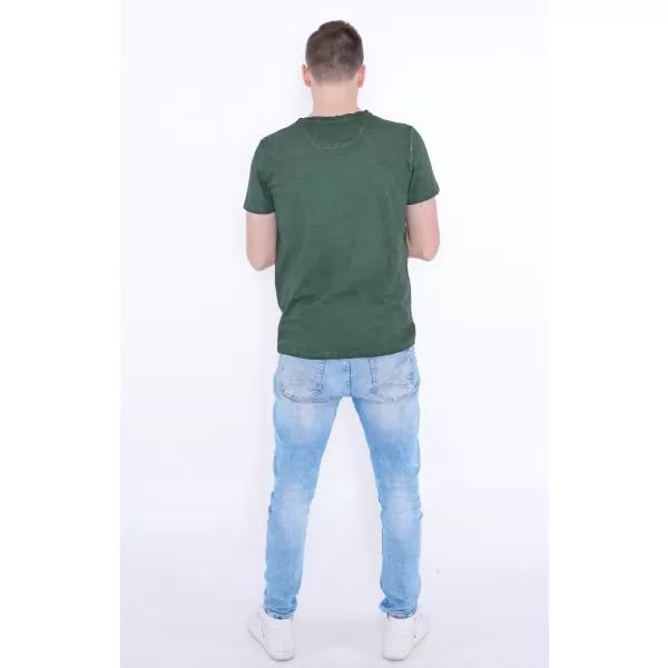  Muška majica kratkih rukava KIXMI PABLO ZELENA 