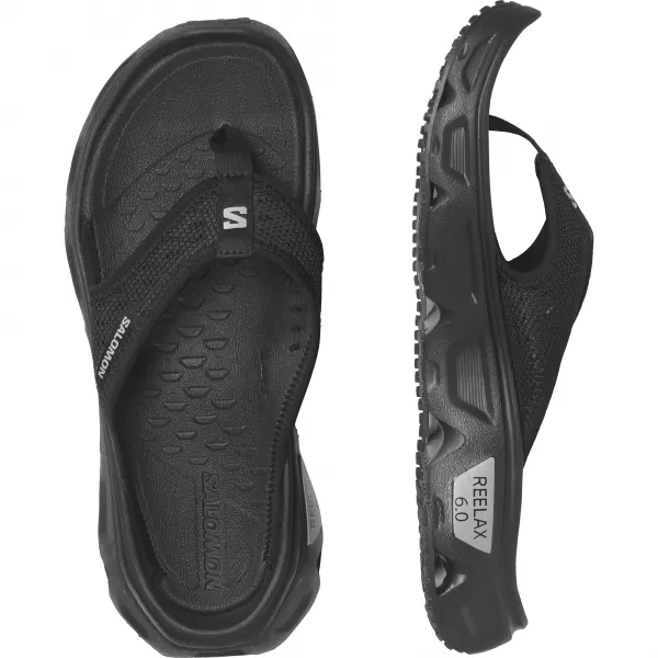  Ženske japanke SALOMON REELAX BREAK 6.0 W L47111200 CRNO/CRNO/LEGURA 