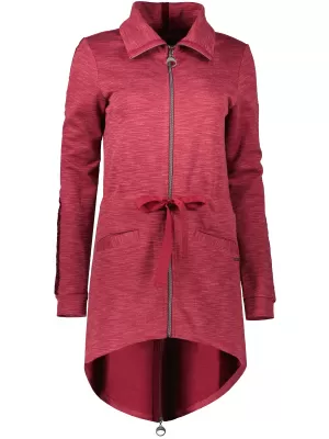 Ženski sweatshirt ALTISPORT AGNES TAMNOCRVENA