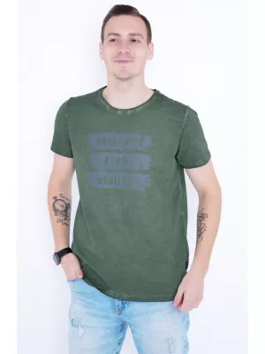 Muška majica kratkih rukava KIXMI PAUL ZELENA