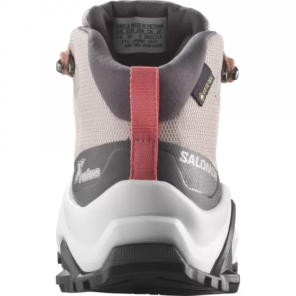  Dječje cipele SALOMON X RAISE MID GORE-TEX L47071500 PEPEO RUŽA/BEŽ BRESKVE/ČAJNA RUŽA 
