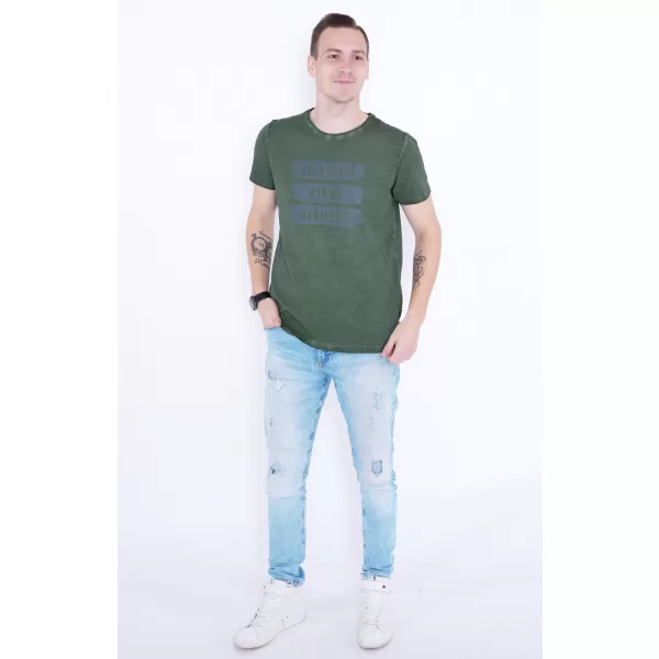  Muška majica kratkih rukava KIXMI PAUL ZELENA 