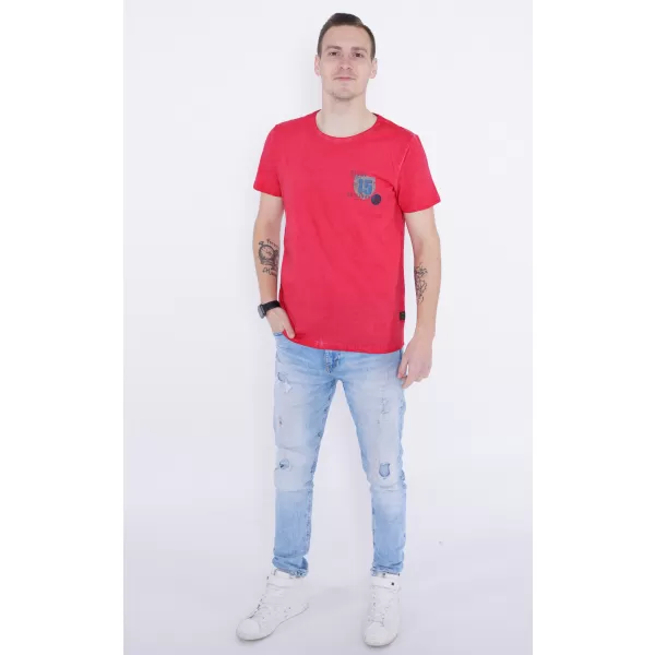  Muška majica kratkih rukava KIXMI PHIL CRVENA 