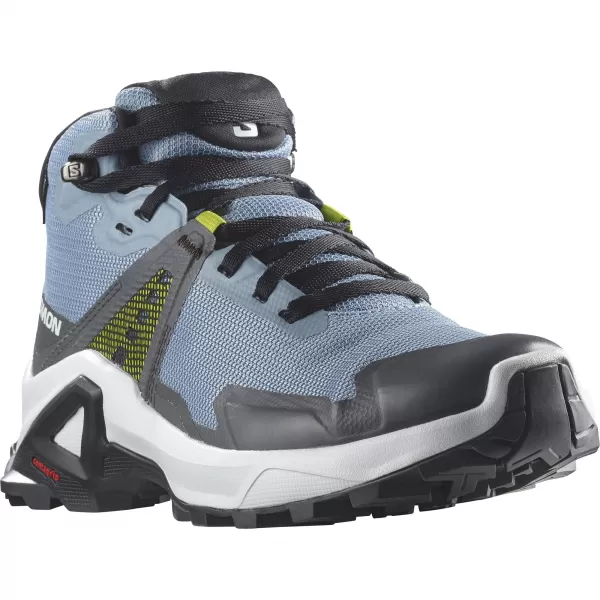  Dječje cipele SALOMON X RAISE MID GORE-TEX L47071600 IZBLIJEDJELI TRAPER/INDIGO STRNADICA/KISELO VAPNO 