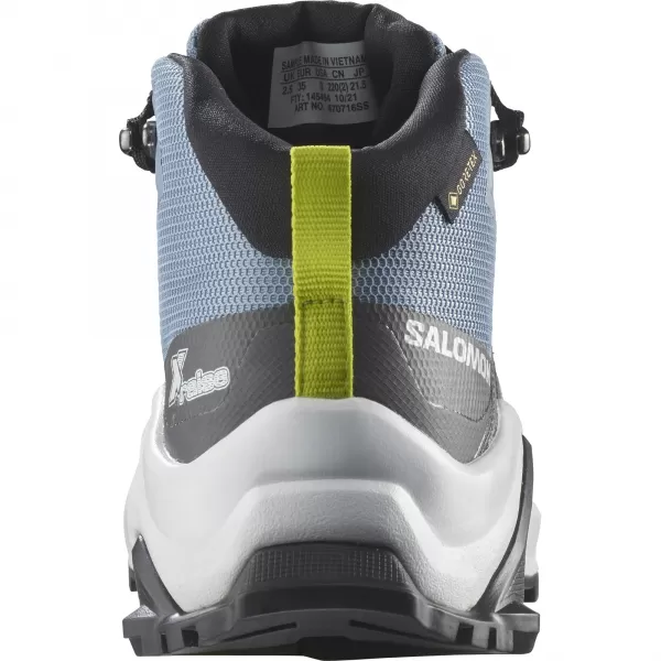  Dječje cipele SALOMON X RAISE MID GORE-TEX L47071600 IZBLIJEDJELI TRAPER/INDIGO STRNADICA/KISELO VAPNO 