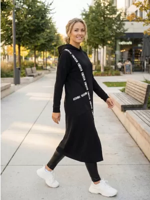 Ženski sweatshirt KIXMI PAIGE CRNO