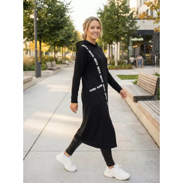  Ženski sweatshirt KIXMI PAIGE CRNO 