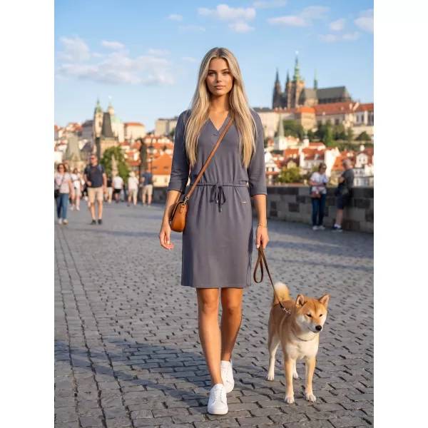  Haljina ALTISPORT ANIKA TAMNO SIVA 