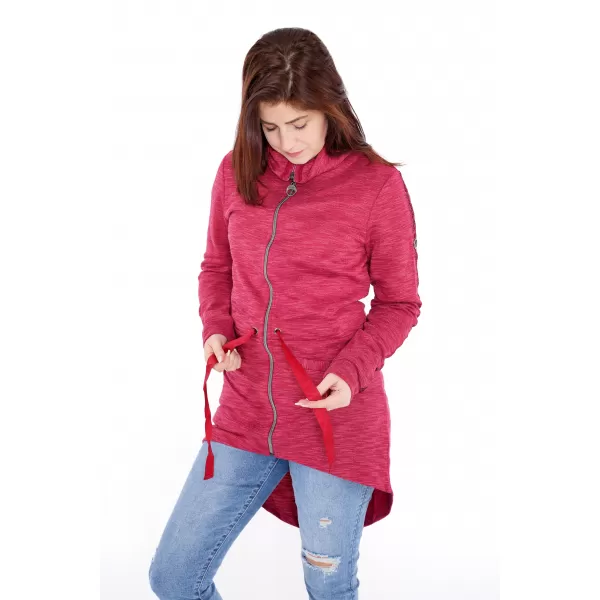  Ženski sweatshirt ALTISPORT AGNES TAMNOCRVENA 