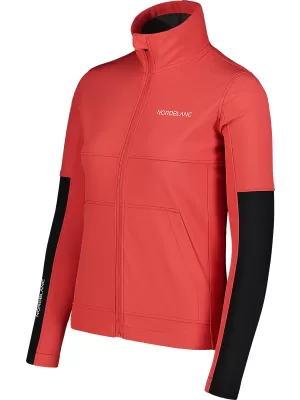 Ženska softshell jakna NORDBLANC FJORD NBSSL7657 CRVENI KORALJ