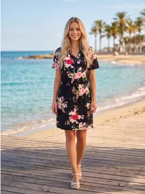 Haljina KIXMI POLLY CRNO