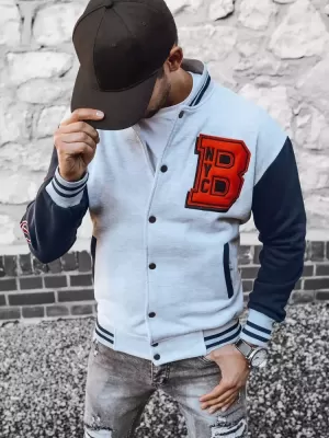 Muška dukserica DSTREET BX5441 SIVA