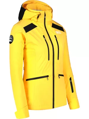 Ženska skijaška jakna NORDBLANC SNOW-SQUALL NBWJL7753 JANTAR