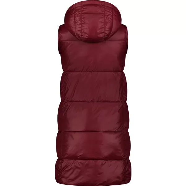  Ženski zimski prsluk NORDBLANC ORGANISM NBWJL7721 TAMNOCRVENA 