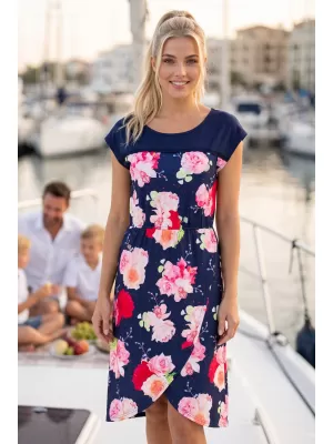 Haljina KIXMI PENIE TAMNO PLAVA
