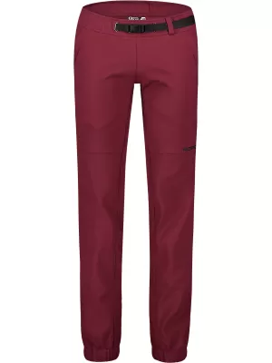 Ženske softshell hlače NORDBLANC ELSA NBFPL7733 TAMNOCRVENA