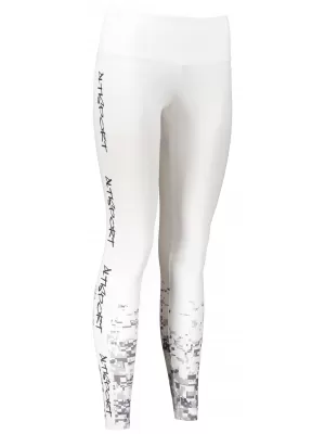 Ženske duge premium tajice ALTISPORT SWE/ALW02S04 BIJELO SIVA