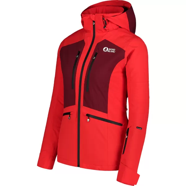  Ženska skijaška jakna NORDBLANC SNOW-SQUALL NBWJL7753 CRVENA 