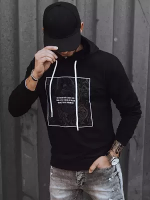 Muška dukserica DSTREET BX5467 CRNI