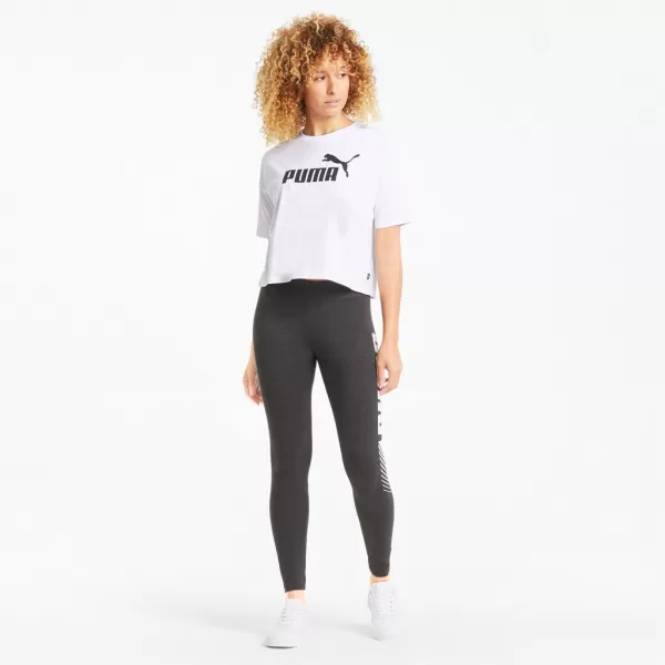  Ženski skraćeni top PUMA ESS CROPPED LOGO TEE 586866-02 BIJELA 