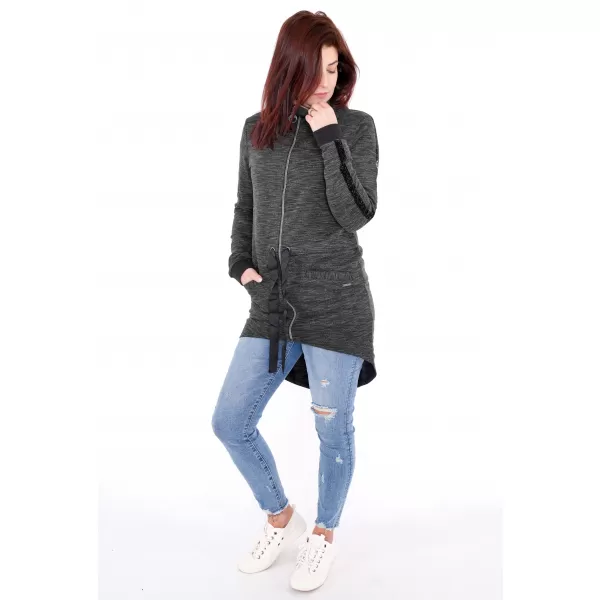  Ženski sweatshirt ALTISPORT AGNES CRNO 