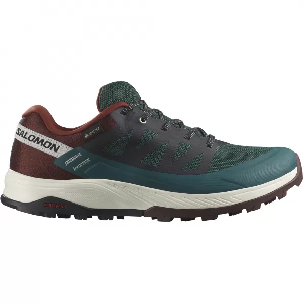  Muške cipele SALOMON OUTRISE GORE-TEX L47142100 PONDEROSA BOR/GORKA ČOKOLADA/LED OD VANILIJE 